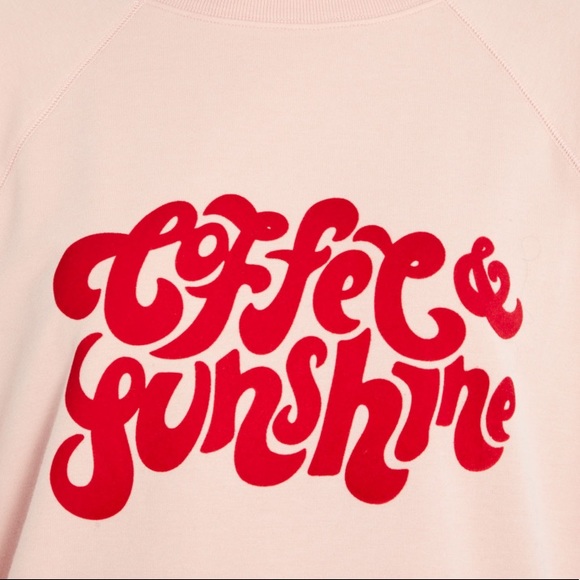 Wildfox Blush Pink Coffee and Sunshine Sweatshirt - Picture 3 of 7